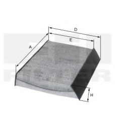 HCK 7192 FIL FILTER Фильтр, воздух во внутренном пространстве