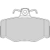 FD6477A NECTO Комплект тормозных колодок, дисковый тормоз