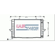 3305301 KUHLER SCHNEIDER Радиатор, охлаждение двигател
