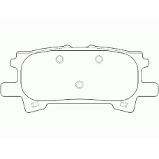 P 83 068 BREMBO Комплект тормозных колодок, дисковый тормоз