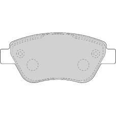 DBP231666 DURON Комплект тормозных колодок, дисковый тормоз
