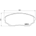 P 49 028 BREMBO Комплект тормозных колодок, дисковый тормоз