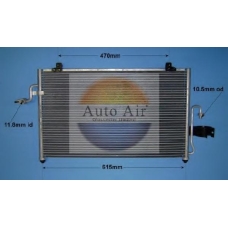 16-9764 AUTO AIR GLOUCESTER Конденсатор, кондиционер