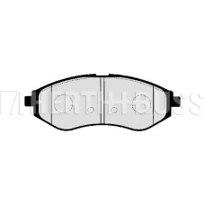 J3600911 NIPPARTS Комплект тормозных колодок, дисковый тормоз