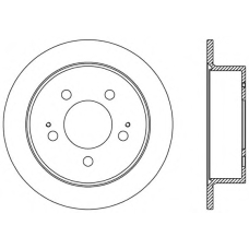 BDA2527.10 OPEN PARTS Тормозной диск