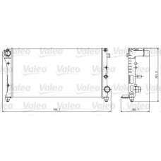 734924 VALEO Радиатор, охлаждение двигателя