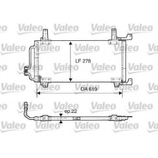 816866 VALEO Конденсатор, кондиционер