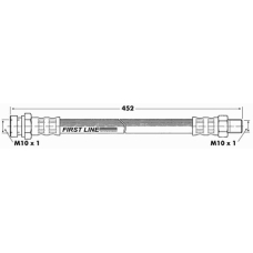 FBH6319 FIRST LINE Тормозной шланг