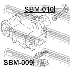 SBM-010 FEBEST Подвеска, двигатель