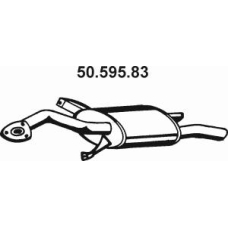 50.595.83 EBERSPACHER Глушитель выхлопных газов конечный