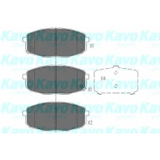 KBP-4004 KAVO PARTS Комплект тормозных колодок, дисковый тормоз