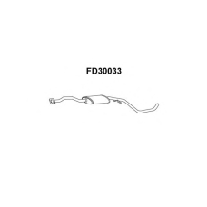 FD30033 VENEPORTE Средний глушитель выхлопных газов