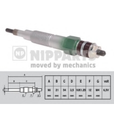 N5711029 NIPPARTS Свеча накаливания