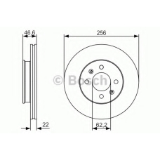 0 986 479 R77 BOSCH Тормозной диск