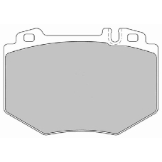 FD7144A NECTO Комплект тормозных колодок, дисковый тормоз