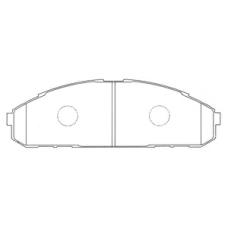PN-2308 JNBK Колодки тормозные