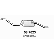 58.7023 ASSO Глушитель выхлопных газов конечный