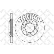 6020-3216V-SX STELLOX Тормозной диск