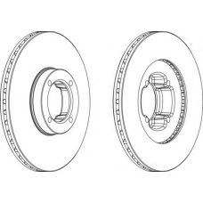 DDF610-1 FERODO Тормозной диск