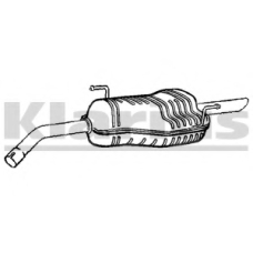 AR231L KLARIUS Глушитель выхлопных газов конечный