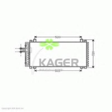 94-6227 KAGER Конденсатор, кондиционер