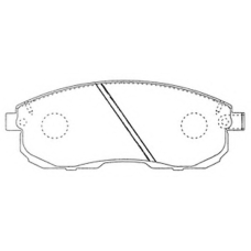 FP0430 FIT Комплект тормозных колодок, дисковый тормоз