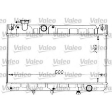819136 VALEO Радиатор, охлаждение двигателя