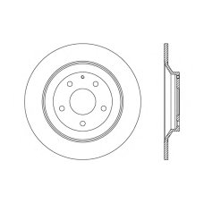 BDR2705.10 OPEN PARTS Тормозной диск