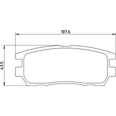 363700203019 MAGNETI MARELLI Комплект тормозных колодок, дисковый тормоз