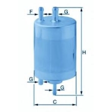FI 7160 UNICO FILTER Топливный фильтр