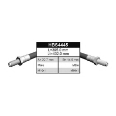 HBS4445 QUINTON HAZELL Тормозной шланг