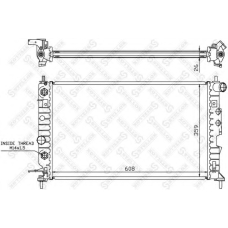 10-25099-SX STELLOX Радиатор, охлаждение двигателя