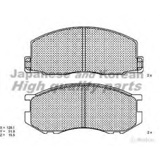 T112-05 ASHUKI Комплект тормозных колодок, дисковый тормоз