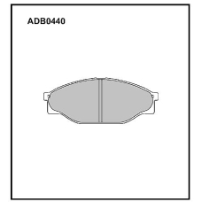 ADB0440 Allied Nippon Тормозные колодки