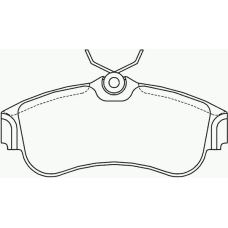 MDK0114 MINTEX Комплект тормозов, дисковый тормозной механизм
