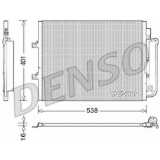 DCN23026 DENSO Конденсатор, кондиционер