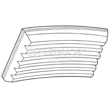 9PK2250 FLENNOR Поликлиновой ремень