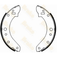 SH2112 BRAKE ENGINEERING Комплект тормозных колодок