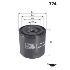 ELH4286 MECAFILTER Масляный фильтр