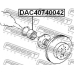 DAC40740042 FEBEST Подшипник ступицы колеса
