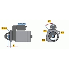 0 001 109 332 BOSCH Стартер