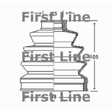 FCB2332 FIRST LINE Пыльник, приводной вал