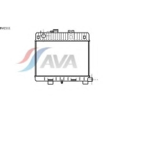 BW2111 AVA Радиатор, охлаждение двигателя