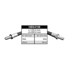 HBS4198 QUINTON HAZELL Тормозной шланг