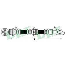 6T47928 LPR Тормозной шланг