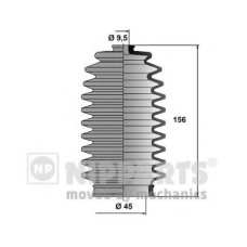 J2844004 NIPPARTS Комплект пылника, рулевое управление
