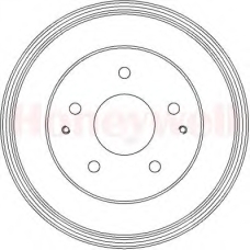 329285B BENDIX Тормозной барабан
