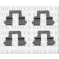 BBK1230 BORG & BECK Комплектующие, колодки дискового тормоза