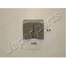 PA-100AF JAPANPARTS Комплект тормозных колодок, дисковый тормоз