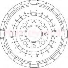 329015B BENDIX Тормозной барабан